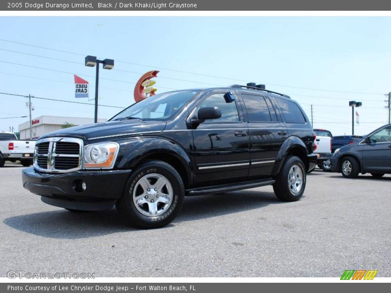 Black / Dark Khaki/Light Graystone 2005 Dodge Durango Limited