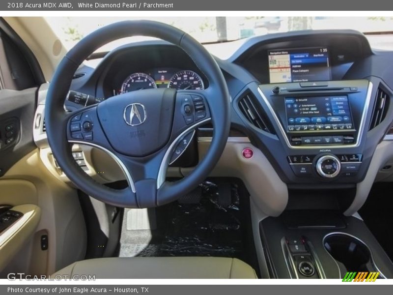 White Diamond Pearl / Parchment 2018 Acura MDX AWD