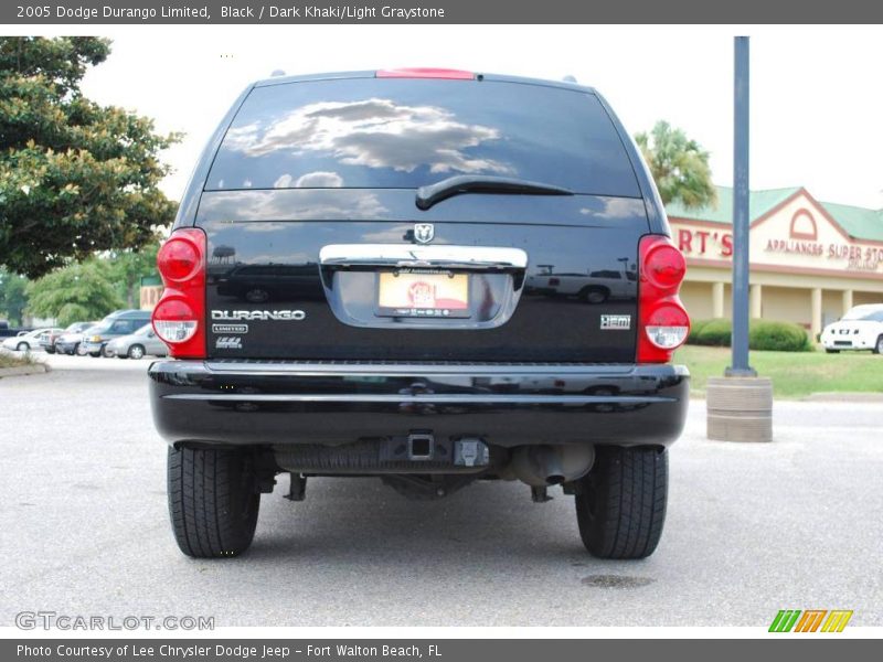 Black / Dark Khaki/Light Graystone 2005 Dodge Durango Limited