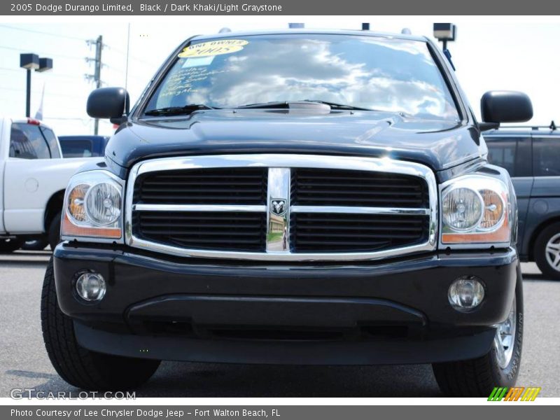 Black / Dark Khaki/Light Graystone 2005 Dodge Durango Limited