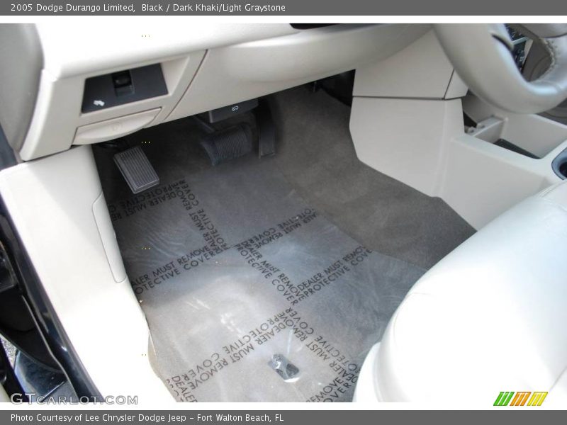 Black / Dark Khaki/Light Graystone 2005 Dodge Durango Limited