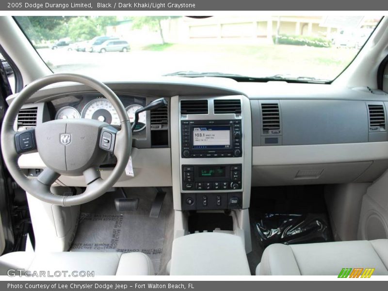 Black / Dark Khaki/Light Graystone 2005 Dodge Durango Limited