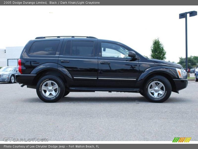 Black / Dark Khaki/Light Graystone 2005 Dodge Durango Limited