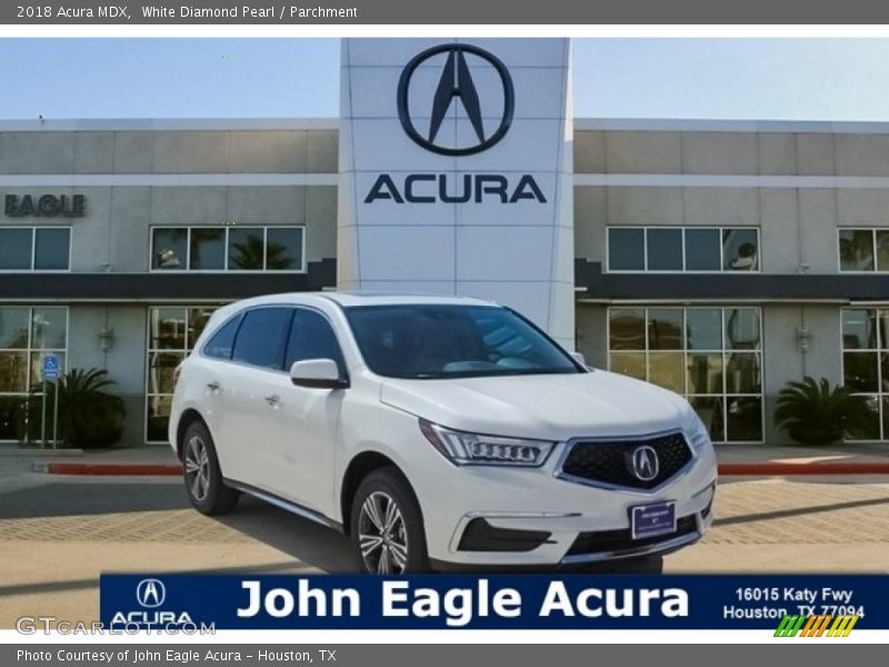 White Diamond Pearl / Parchment 2018 Acura MDX