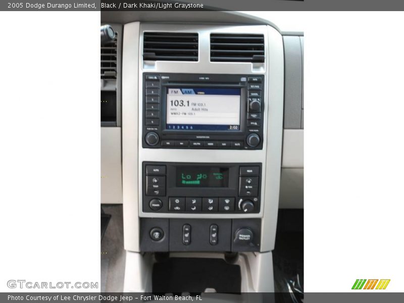 Black / Dark Khaki/Light Graystone 2005 Dodge Durango Limited