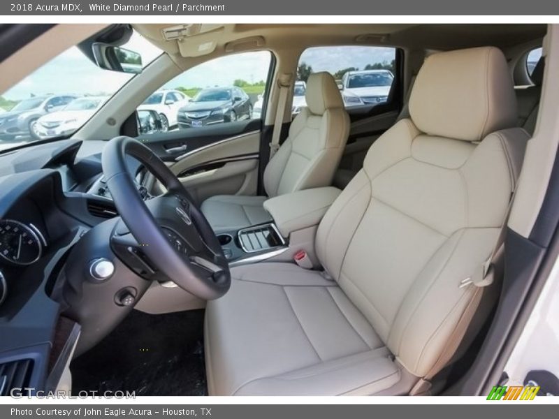 Front Seat of 2018 MDX 