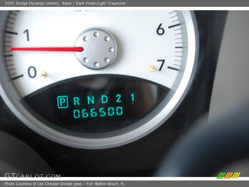 Black / Dark Khaki/Light Graystone 2005 Dodge Durango Limited