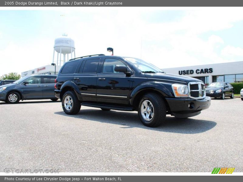Black / Dark Khaki/Light Graystone 2005 Dodge Durango Limited
