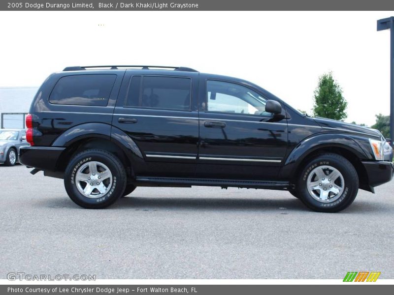 Black / Dark Khaki/Light Graystone 2005 Dodge Durango Limited