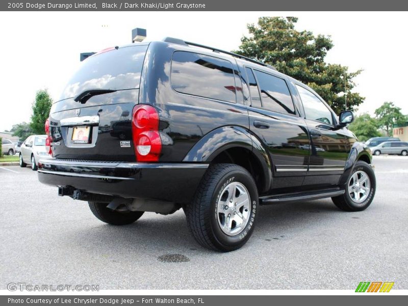Black / Dark Khaki/Light Graystone 2005 Dodge Durango Limited