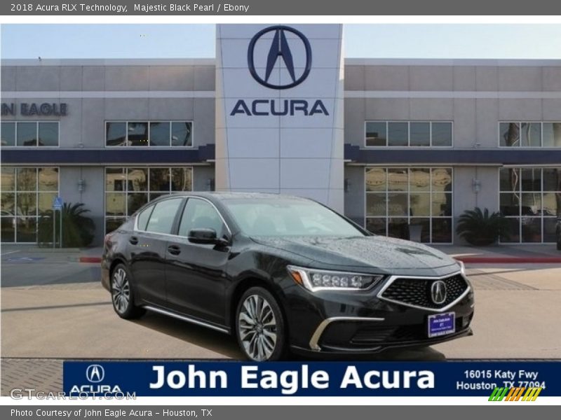 Majestic Black Pearl / Ebony 2018 Acura RLX Technology