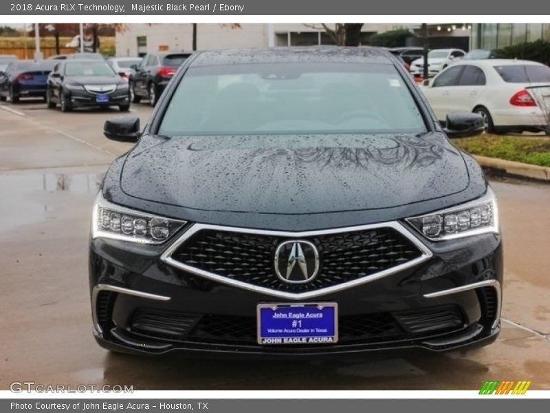 Majestic Black Pearl / Ebony 2018 Acura RLX Technology