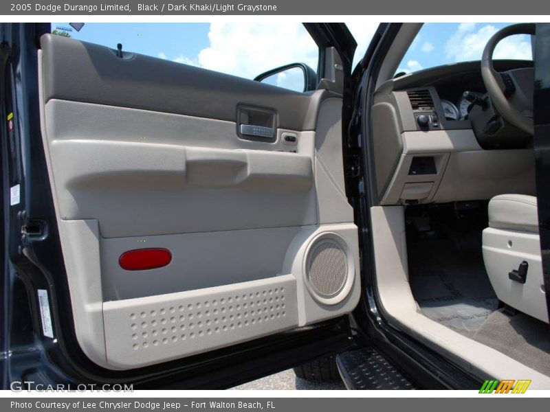Black / Dark Khaki/Light Graystone 2005 Dodge Durango Limited