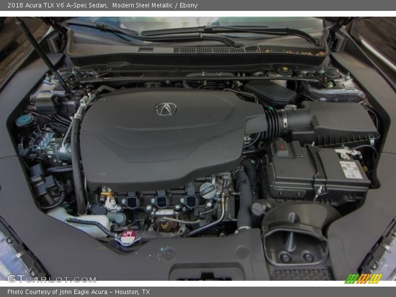 Modern Steel Metallic / Ebony 2018 Acura TLX V6 A-Spec Sedan