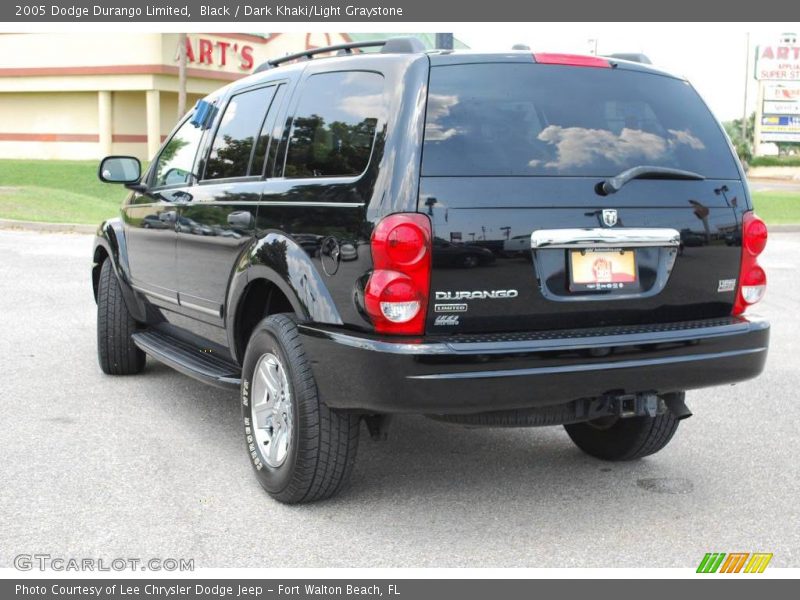 Black / Dark Khaki/Light Graystone 2005 Dodge Durango Limited