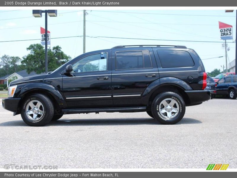 Black / Dark Khaki/Light Graystone 2005 Dodge Durango Limited