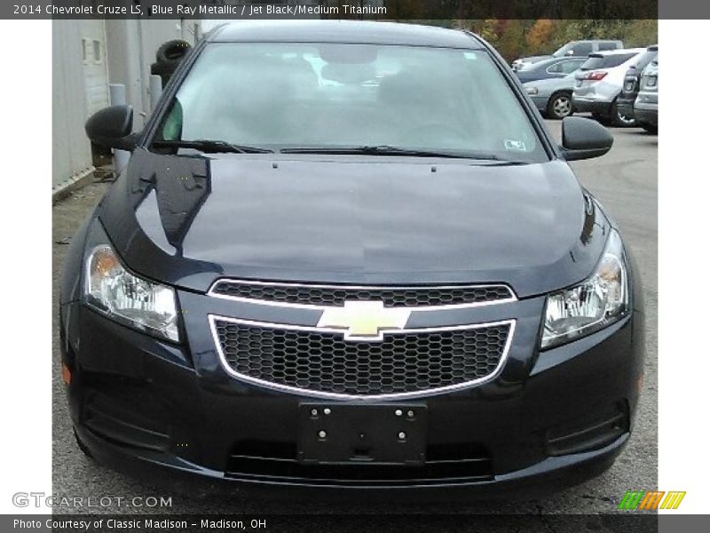 Blue Ray Metallic / Jet Black/Medium Titanium 2014 Chevrolet Cruze LS