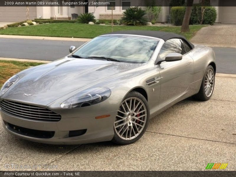 Tungsten Silver / Sandstorm 2009 Aston Martin DB9 Volante