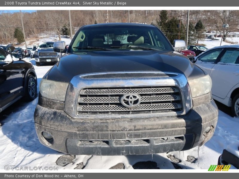 Silver Sky Metallic / Beige 2008 Toyota Tundra Limited CrewMax 4x4