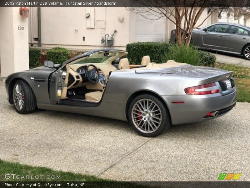 Tungsten Silver / Sandstorm 2009 Aston Martin DB9 Volante