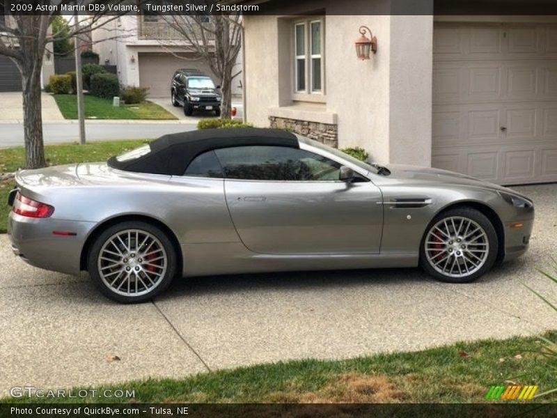 Tungsten Silver / Sandstorm 2009 Aston Martin DB9 Volante