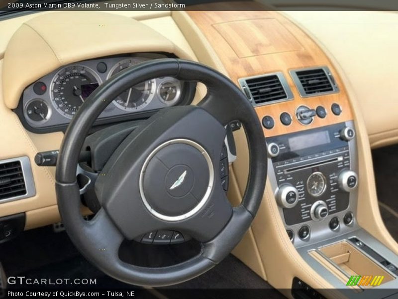 Tungsten Silver / Sandstorm 2009 Aston Martin DB9 Volante