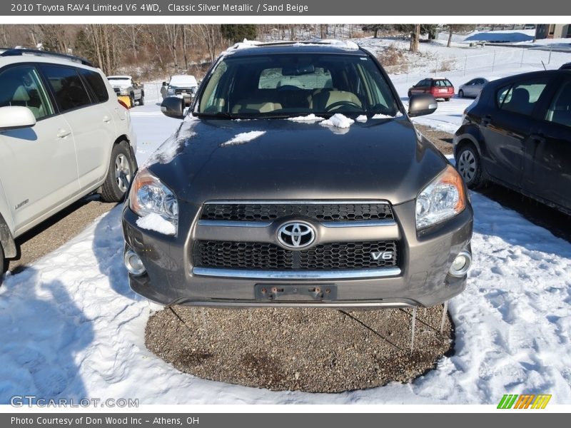 Classic Silver Metallic / Sand Beige 2010 Toyota RAV4 Limited V6 4WD