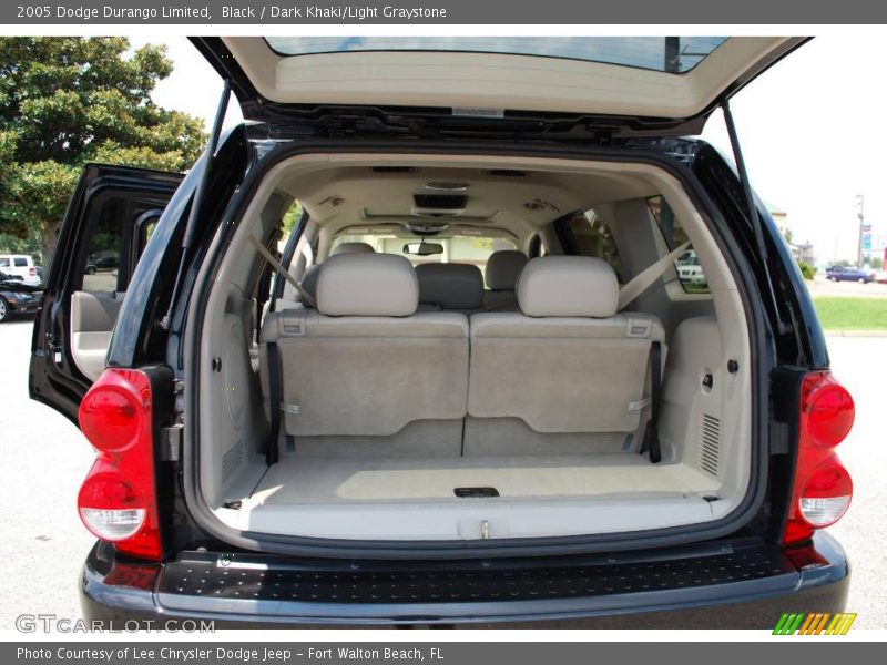 Black / Dark Khaki/Light Graystone 2005 Dodge Durango Limited