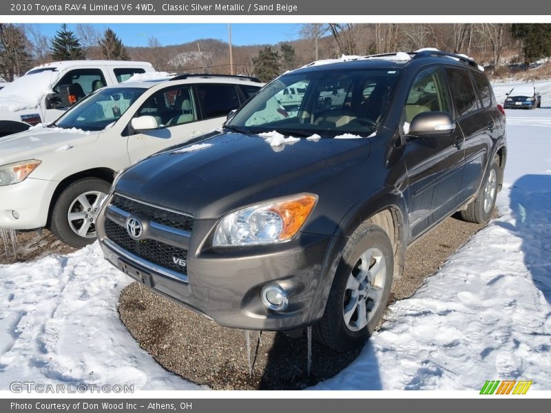 Classic Silver Metallic / Sand Beige 2010 Toyota RAV4 Limited V6 4WD