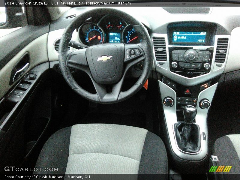 Blue Ray Metallic / Jet Black/Medium Titanium 2014 Chevrolet Cruze LS