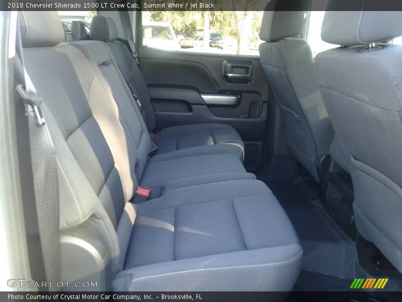 Summit White / Jet Black 2018 Chevrolet Silverado 1500 LT Crew Cab