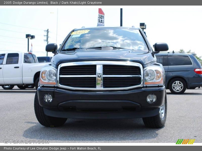 Black / Dark Khaki/Light Graystone 2005 Dodge Durango Limited