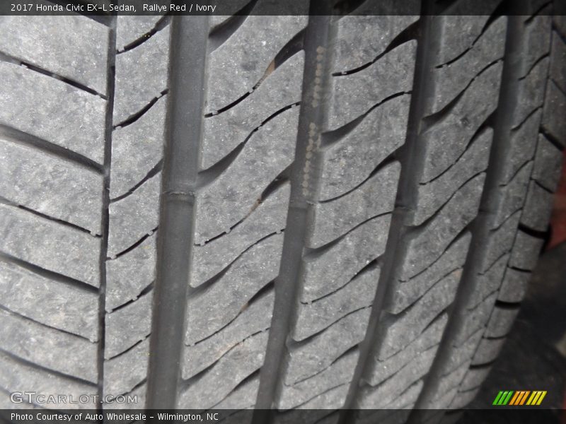 Rallye Red / Ivory 2017 Honda Civic EX-L Sedan