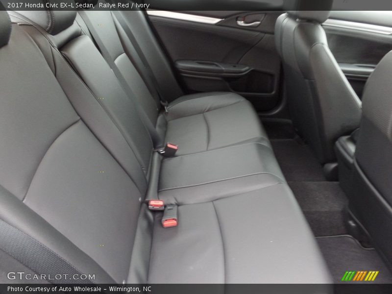 Rallye Red / Ivory 2017 Honda Civic EX-L Sedan