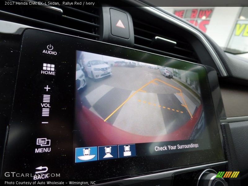 Rallye Red / Ivory 2017 Honda Civic EX-L Sedan