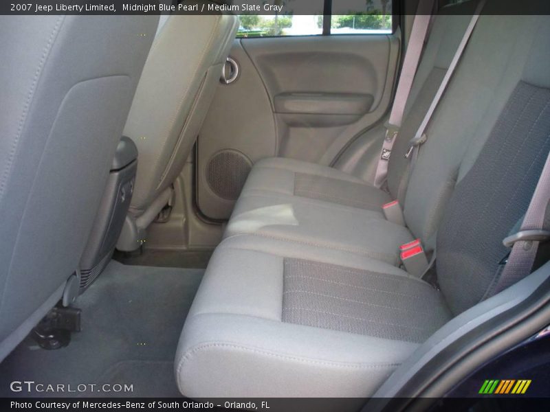 Midnight Blue Pearl / Medium Slate Gray 2007 Jeep Liberty Limited