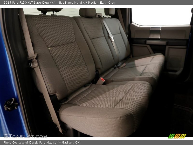 Blue Flame Metallic / Medium Earth Gray 2015 Ford F150 XLT SuperCrew 4x4