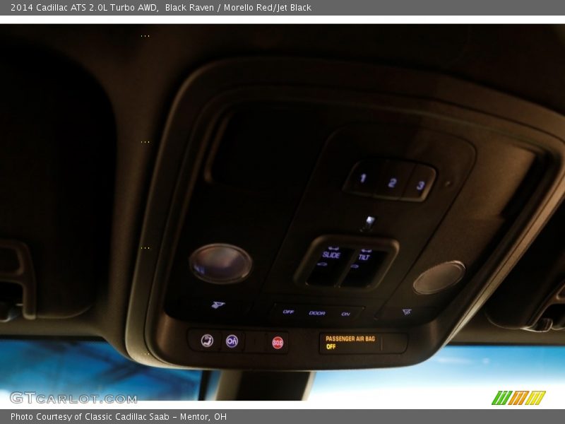 Black Raven / Morello Red/Jet Black 2014 Cadillac ATS 2.0L Turbo AWD
