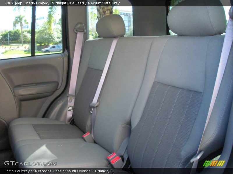 Midnight Blue Pearl / Medium Slate Gray 2007 Jeep Liberty Limited
