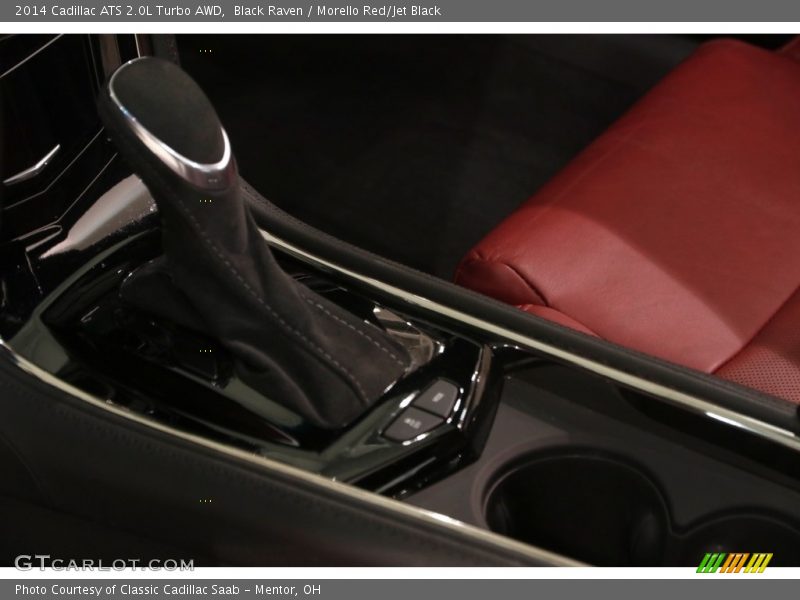 Black Raven / Morello Red/Jet Black 2014 Cadillac ATS 2.0L Turbo AWD