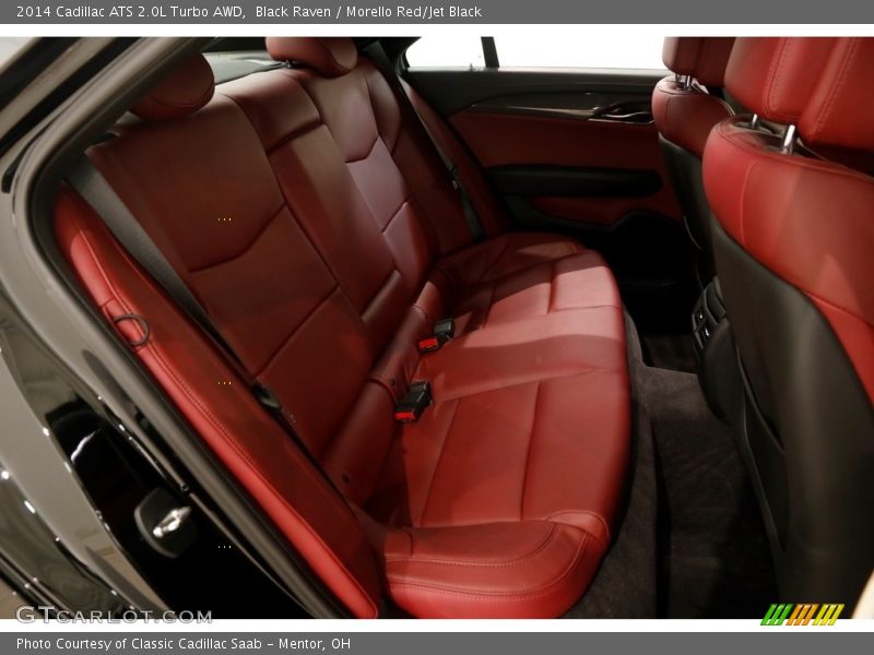 Black Raven / Morello Red/Jet Black 2014 Cadillac ATS 2.0L Turbo AWD