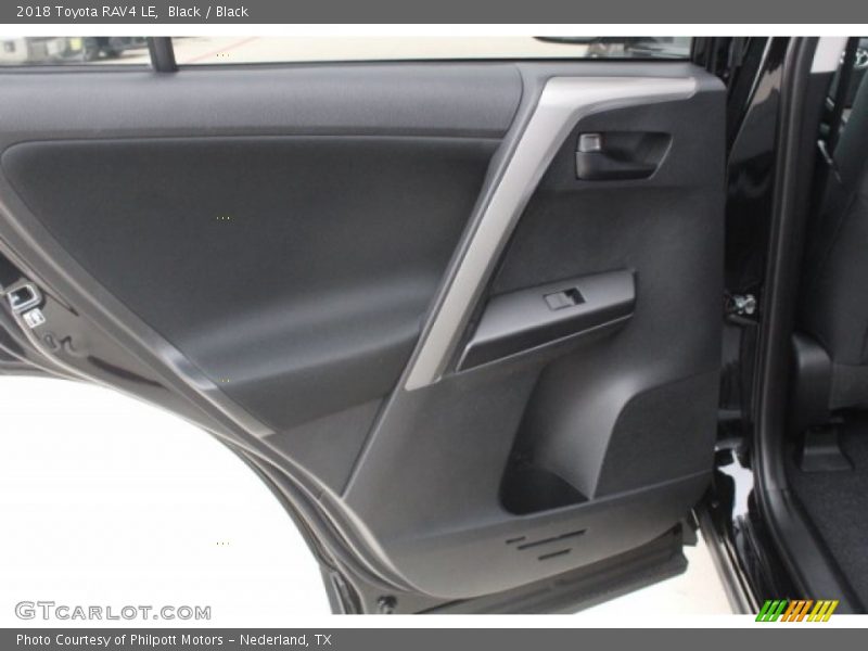Black / Black 2018 Toyota RAV4 LE