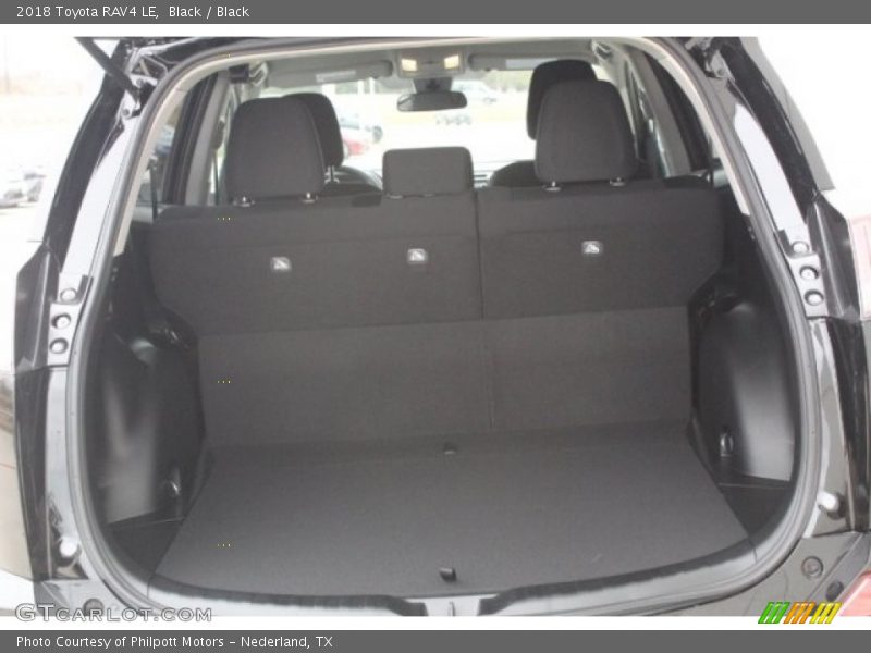 Black / Black 2018 Toyota RAV4 LE