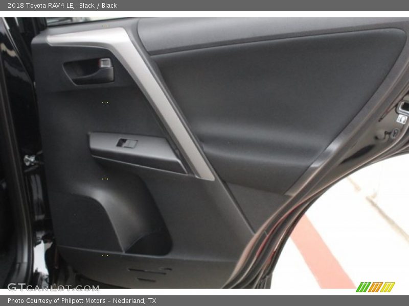 Black / Black 2018 Toyota RAV4 LE