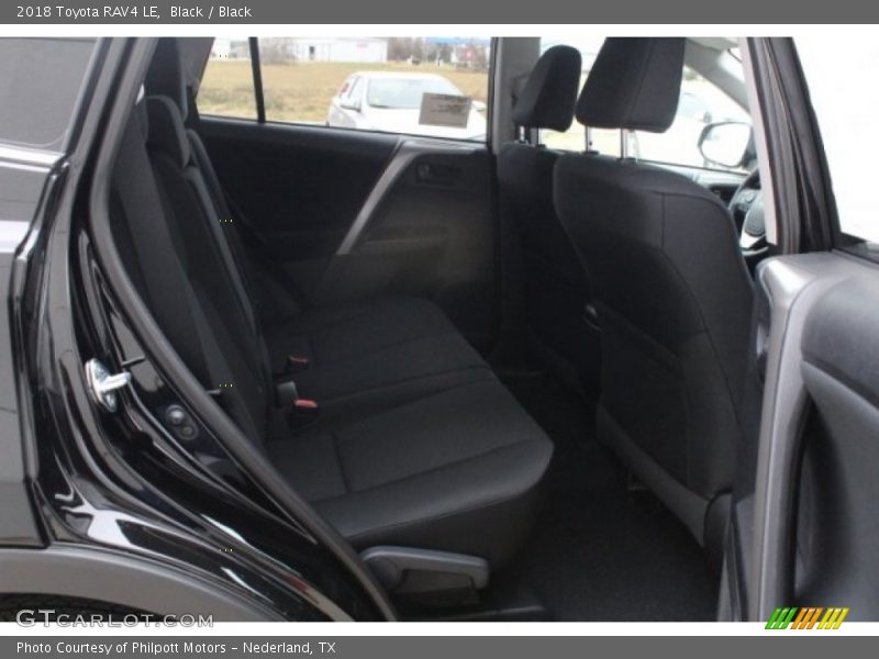 Black / Black 2018 Toyota RAV4 LE
