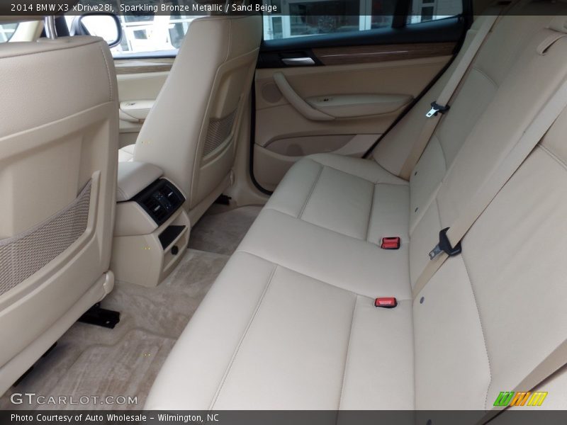 Sparkling Bronze Metallic / Sand Beige 2014 BMW X3 xDrive28i