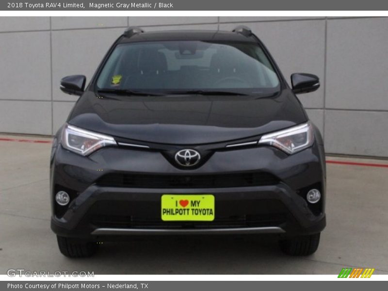 Magnetic Gray Metallic / Black 2018 Toyota RAV4 Limited