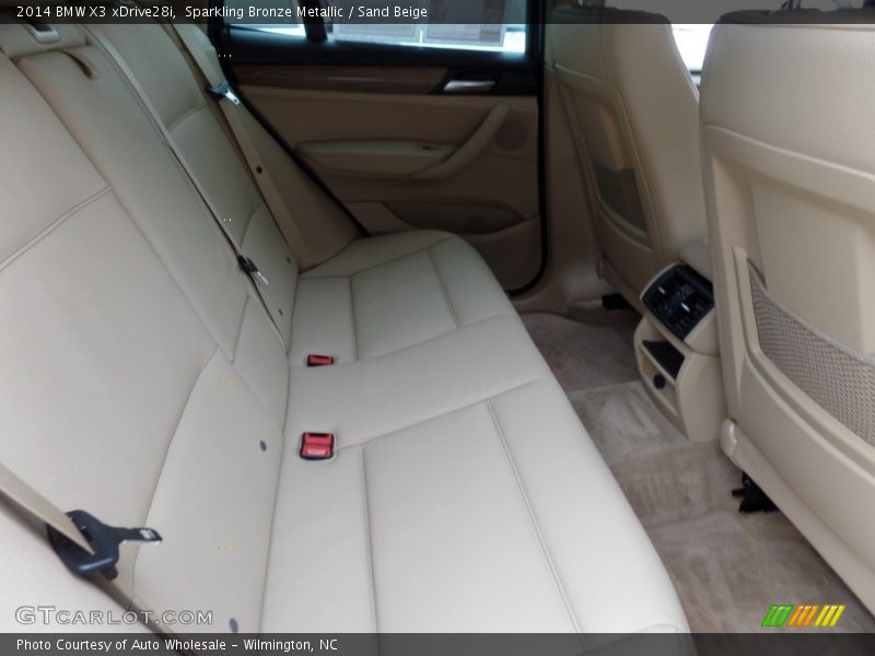 Sparkling Bronze Metallic / Sand Beige 2014 BMW X3 xDrive28i