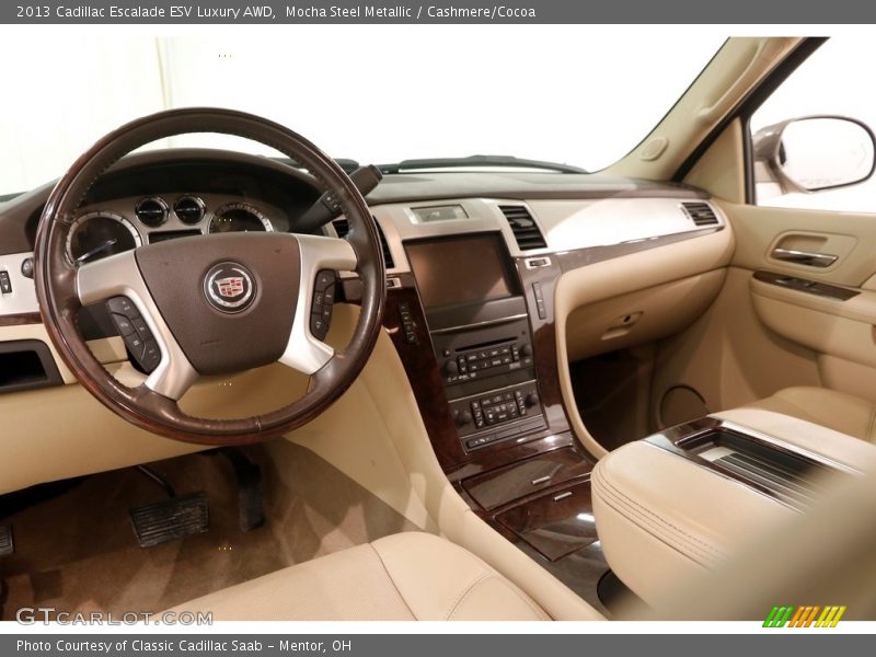 Mocha Steel Metallic / Cashmere/Cocoa 2013 Cadillac Escalade ESV Luxury AWD