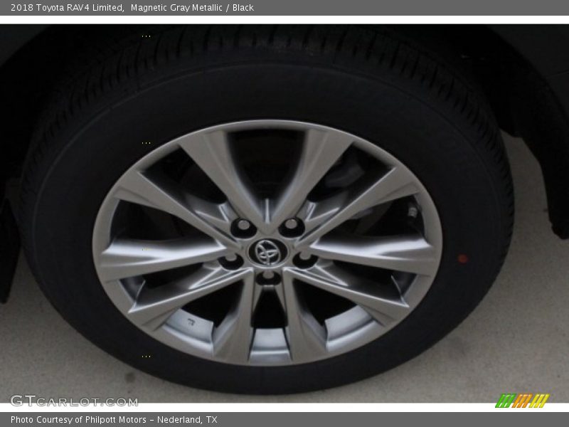Magnetic Gray Metallic / Black 2018 Toyota RAV4 Limited